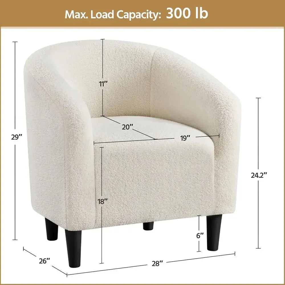 Elegant Upholstered Accent Chairs With Padded Armrests Set Of 2