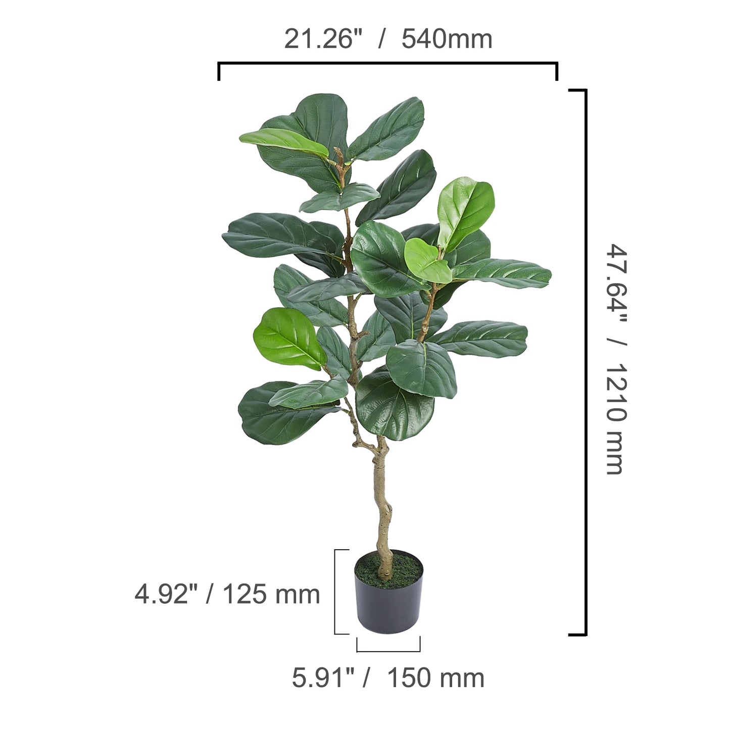 SucceBuy Artificial Olive Tree Faux Plant Home Decor