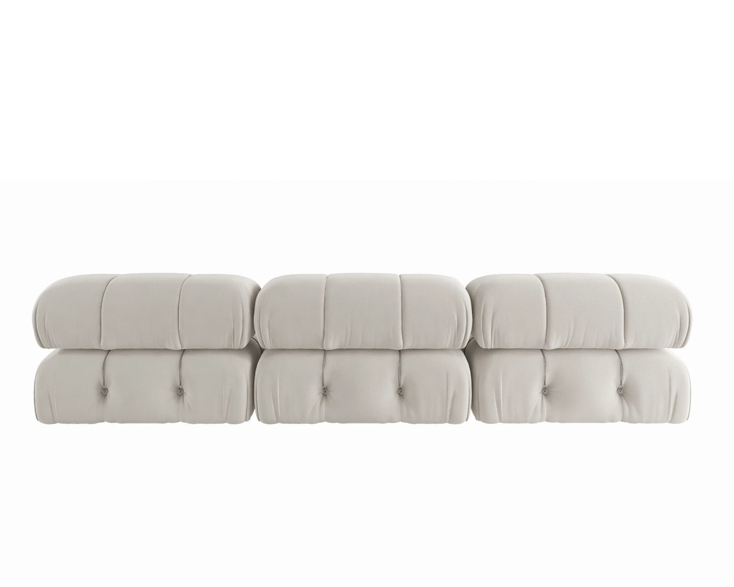Sdorens Minimalist Modular Velvet Sectional Sofa Set For Living Room
