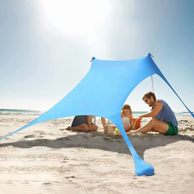 Family Beach Tent UV Protection Canopy for Outdoor Camping