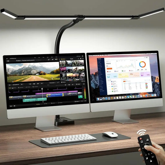 LED Desk Lamp With Four Segment Bar And Wireless Remote