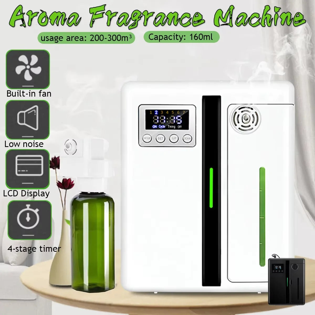 Namste Bluetooth Aroma Diffuser 300m3 Coverage For Home Air Purification