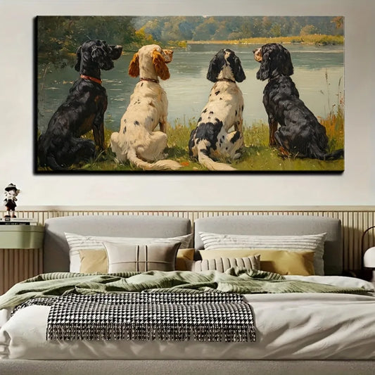 Natural Landscape Painting Victorian Style Interior Decoration Artwork