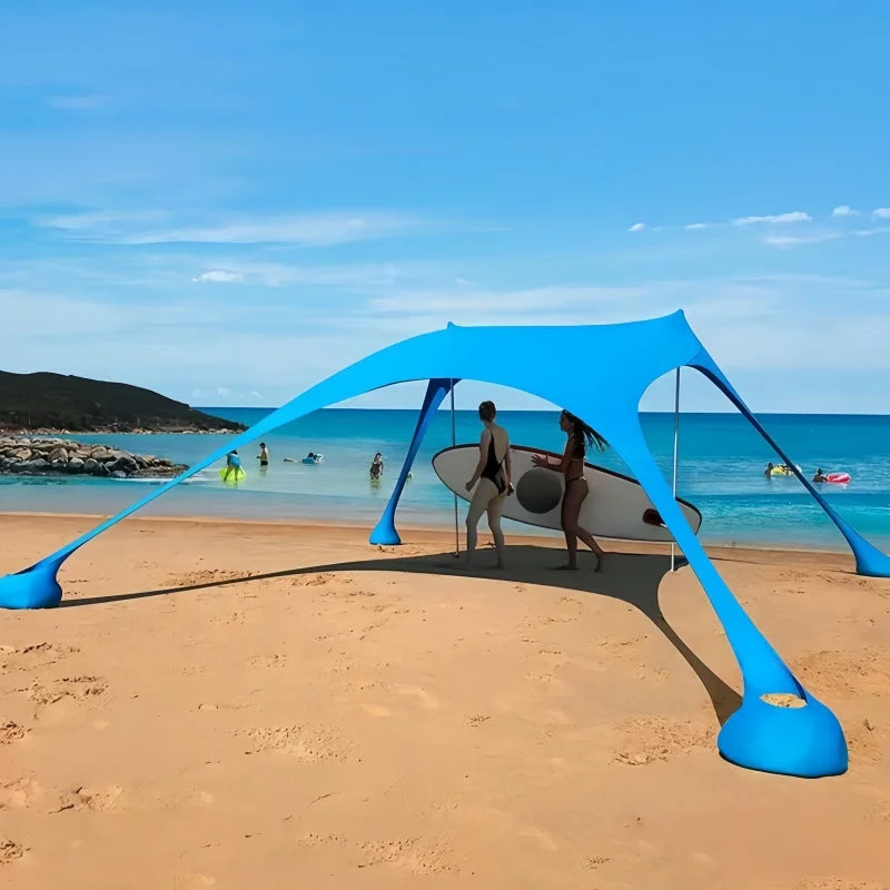 Family Beach Tent UV Protection Canopy for Outdoor Camping
