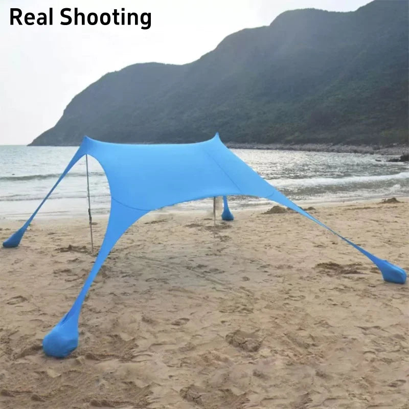 Family Beach Tent UV Protection Canopy for Outdoor Camping
