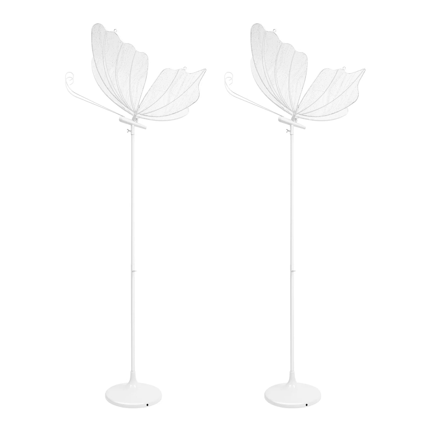 Wedding Butterfly LED Floor Lamp With Adjustable Height 48W 110V