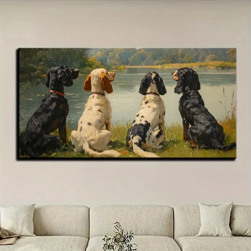 Natural Landscape Painting Victorian Style Interior Decoration Artwork