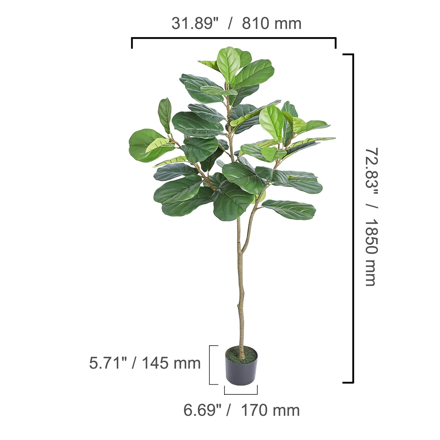 SucceBuy Artificial Olive Tree Faux Plant Home Decor