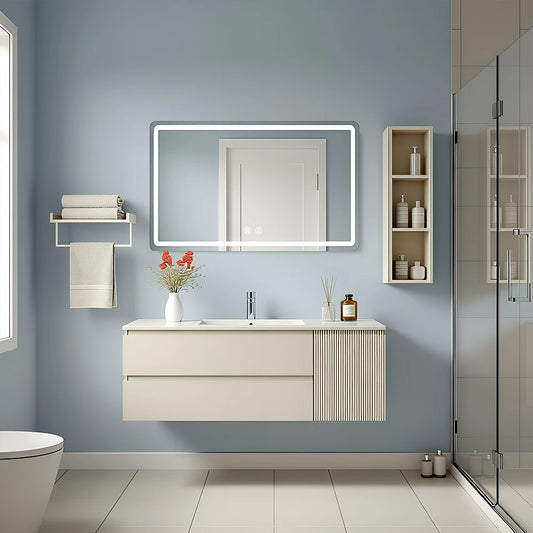 MYGIIVOVO LED Backlit Fogless Vanity Mirror With Demister