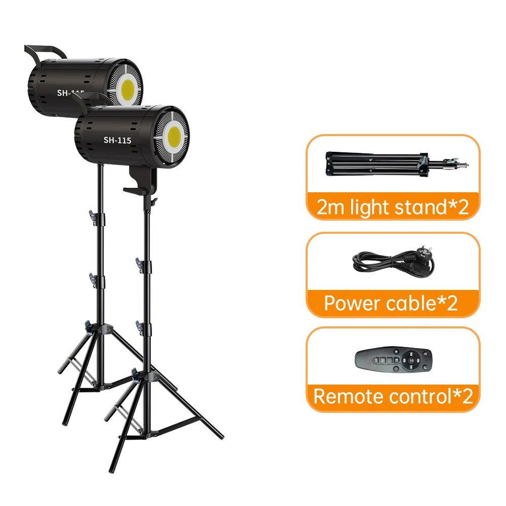 SH Bowens Video Studio Lighting Kit 90 135W 220V Dimmable