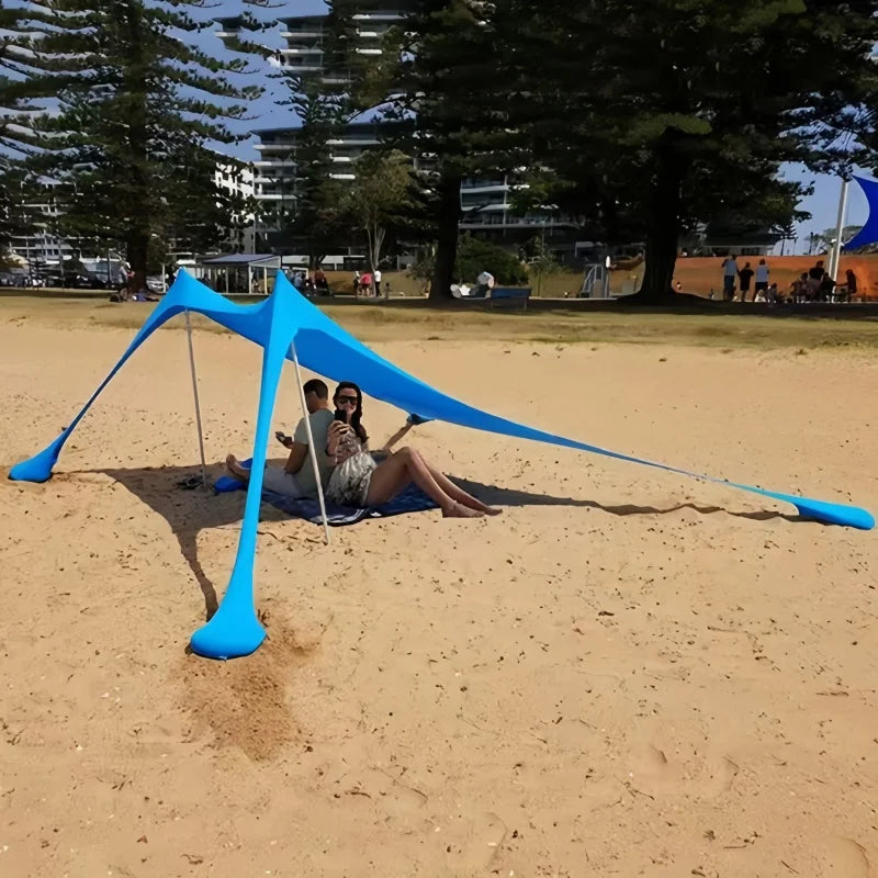 Family Beach Tent UV Protection Canopy for Outdoor Camping