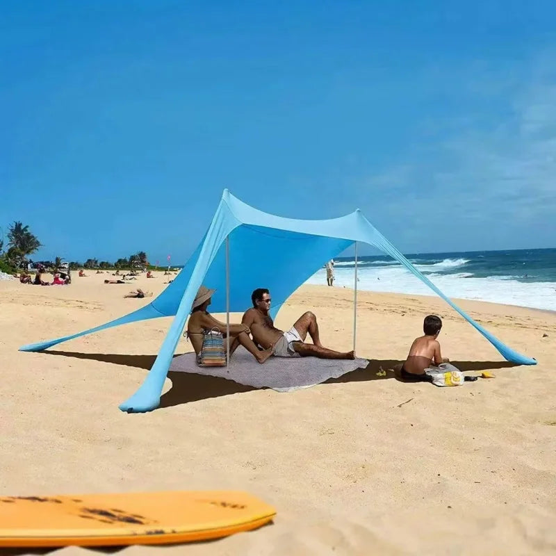 Family Beach Tent UV Protection Canopy for Outdoor Camping