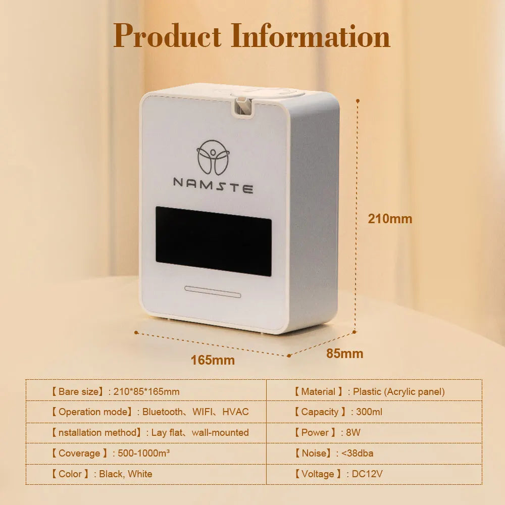 NAMSTE WiFi Aromatherapy Diffuser 300ml For Home HVAC