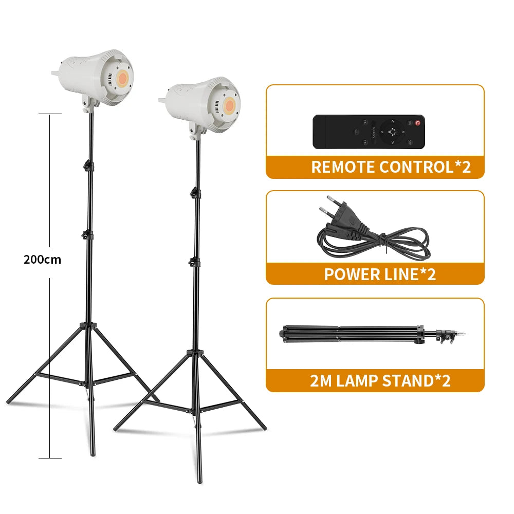 SH Bowens Video Studio Lighting Kit 90 135W 220V Dimmable