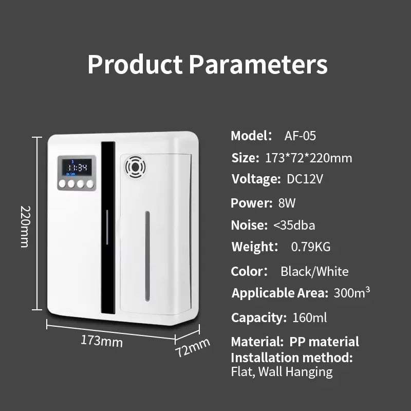 Namste Bluetooth Aroma Diffuser 300m3 Coverage For Home Air Purification