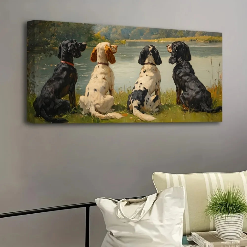 Natural Landscape Painting Victorian Style Interior Decoration Artwork