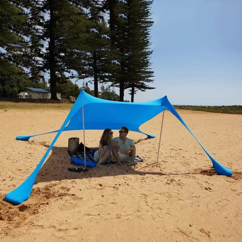 Family Beach Tent UV Protection Canopy for Outdoor Camping