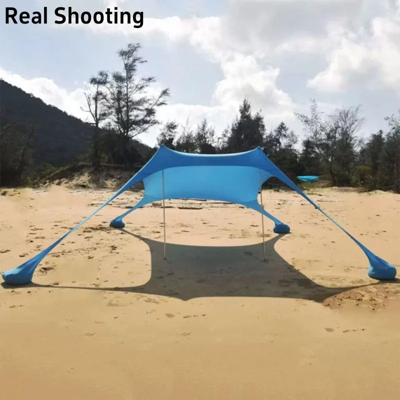 Family Beach Tent UV Protection Canopy for Outdoor Camping
