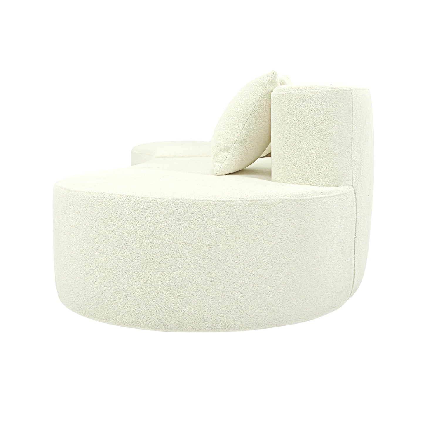 Curved Half Moon Modular Sectional Sofa Living Room